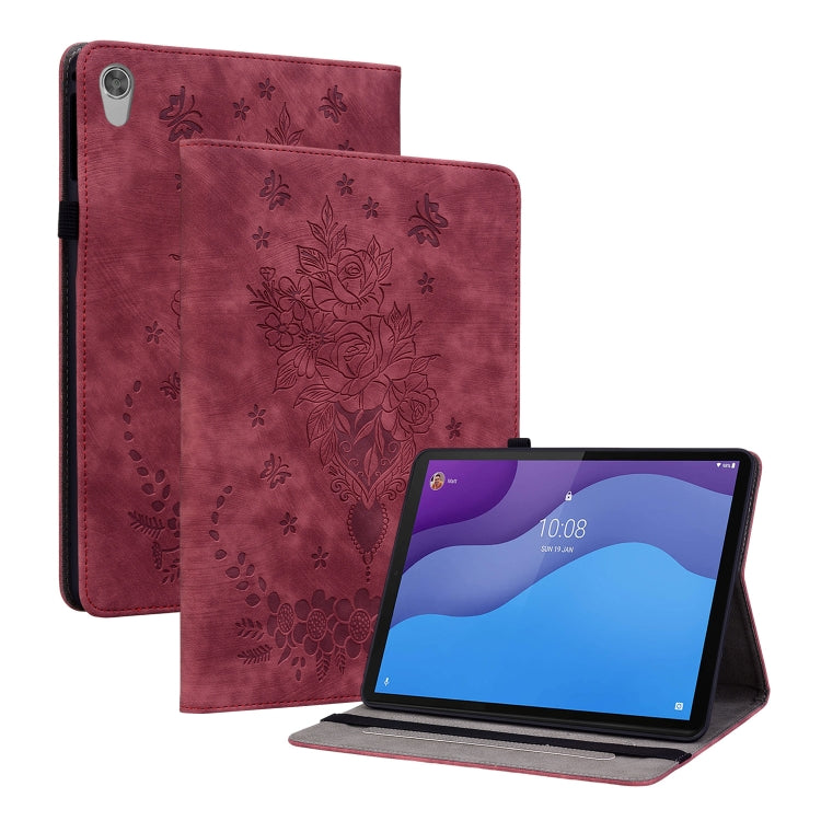 Butterfly Rose Embossed Leather Tablet Case, Series 1 My Store