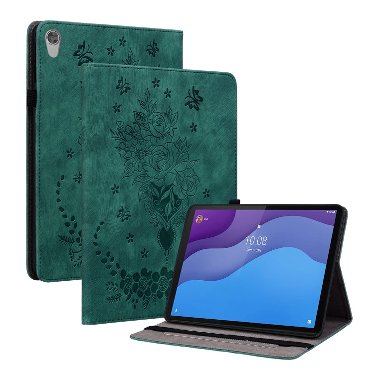 Butterfly Rose Embossed Leather Tablet Case, Series 1