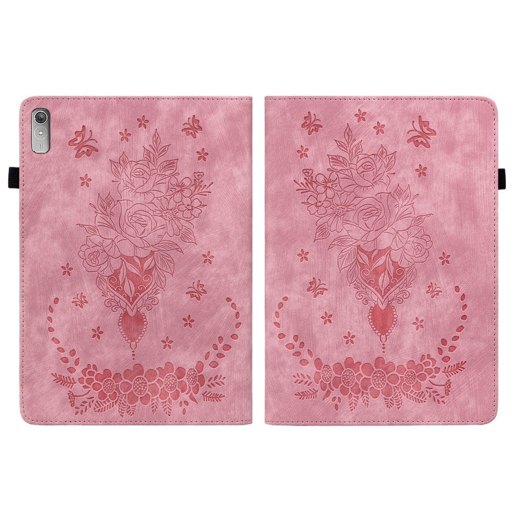 Butterfly Rose Embossed Leather Tablet Case, Series 4 My Store