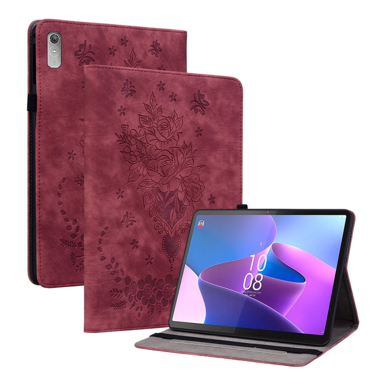 Butterfly Rose Embossed Leather Tablet Case, Series 4 My Store