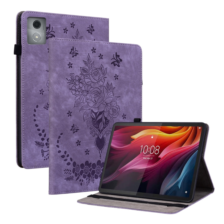 Butterfly Rose Embossed Leather Tablet Case, Series 3 My Store