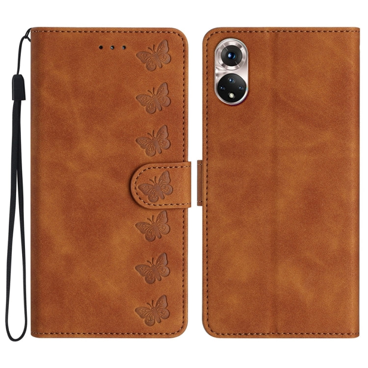 Seven Butterflies Embossed Leather Phone Case, Series 1 My Store