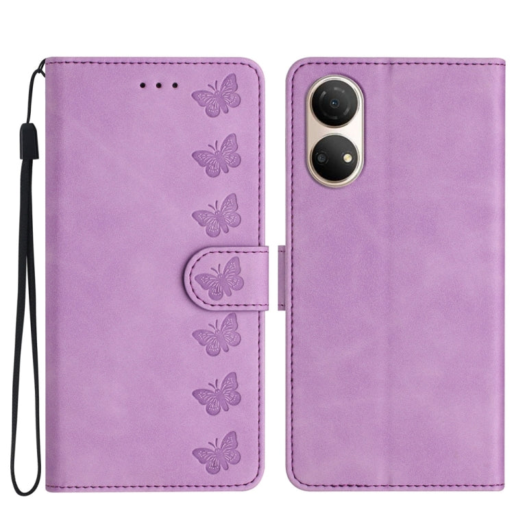 Seven Butterflies Embossed Leather Phone Case, Series 1 My Store