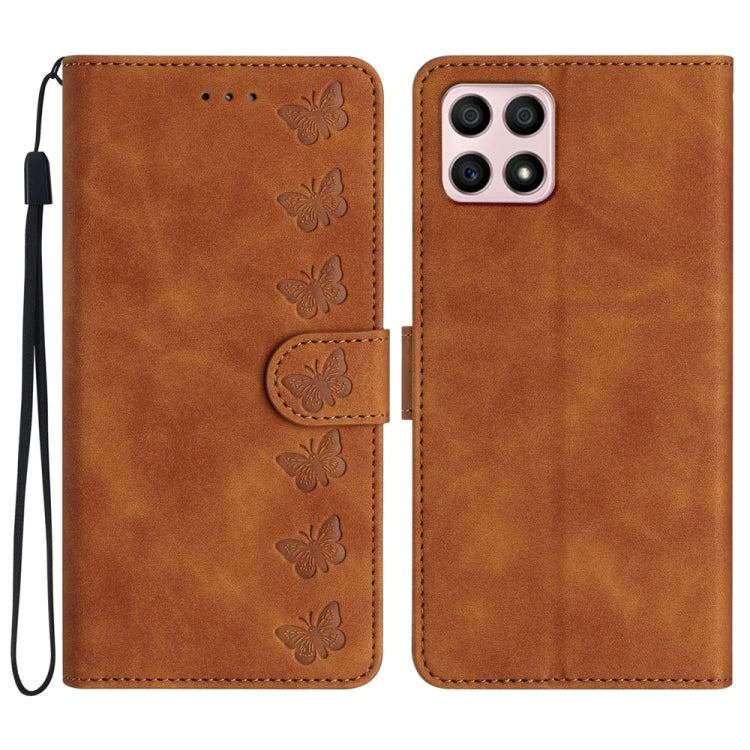 Seven Butterflies Embossed Leather Phone Case, Series 2 My Store