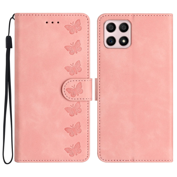 Seven Butterflies Embossed Leather Phone Case, Series 2 My Store