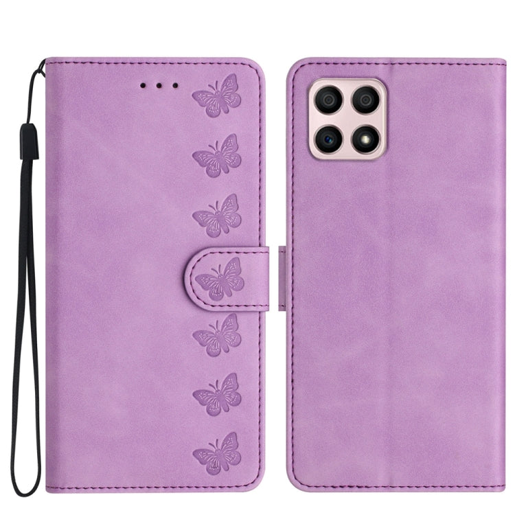 Seven Butterflies Embossed Leather Phone Case, Series 2 My Store