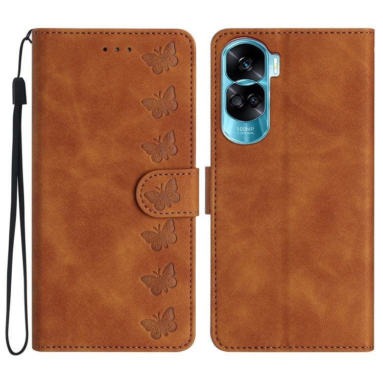 Seven Butterflies Embossed Leather Phone Case, Series 2 My Store