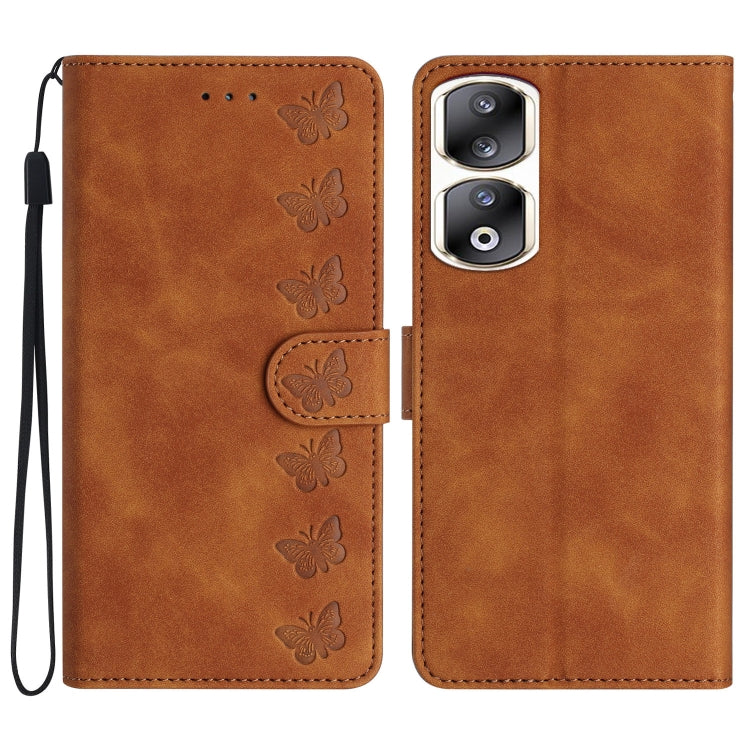 Seven Butterflies Embossed Leather Phone Case, Series 2 My Store