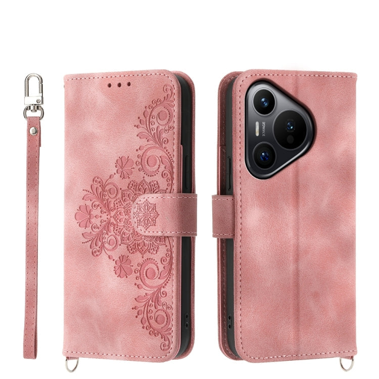 Skin-feel Flowers Embossed Wallet Leather Phone Case, Series 2 My Store