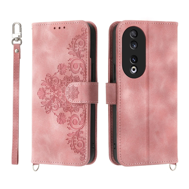 Skin-feel Flowers Embossed Wallet Leather Phone Case, Series 2 My Store