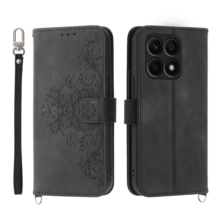 Skin-feel Flowers Embossed Wallet Leather Phone Case, Series 2 My Store