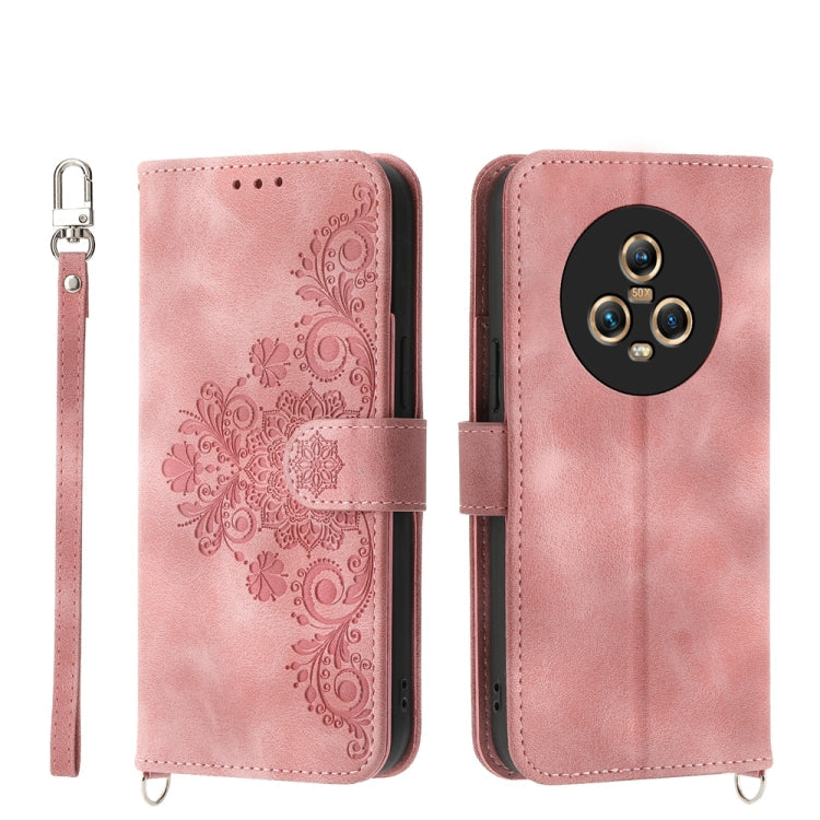 Skin-feel Flowers Embossed Wallet Leather Phone Case, Series 1 My Store