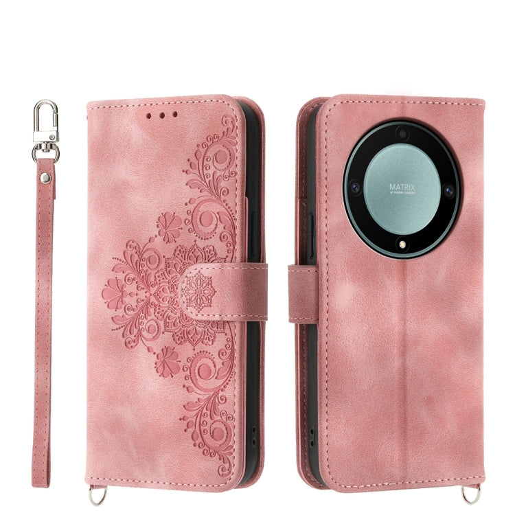 Skin-feel Flowers Embossed Wallet Leather Phone Case, Series 1 My Store