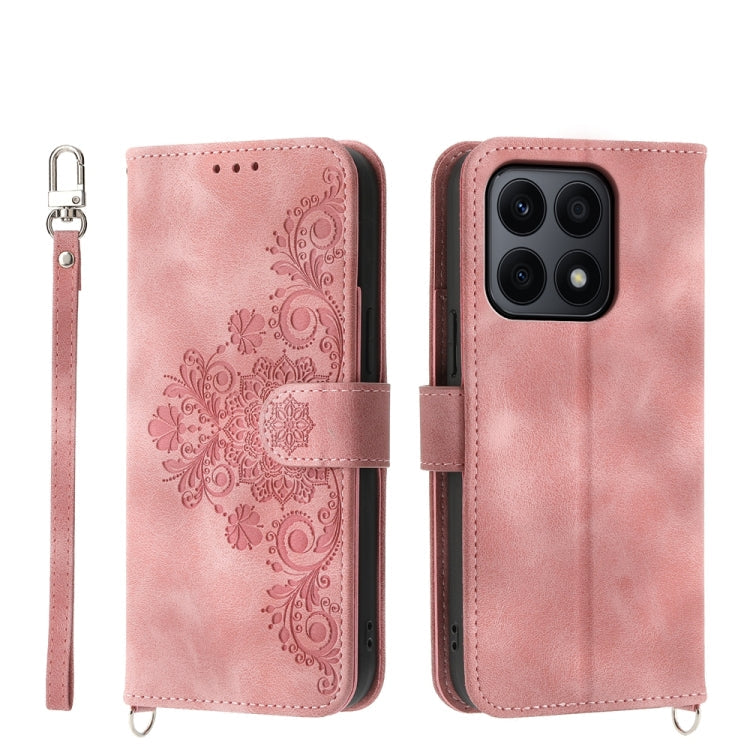 Skin-feel Flowers Embossed Wallet Leather Phone Case, Series 3 My Store