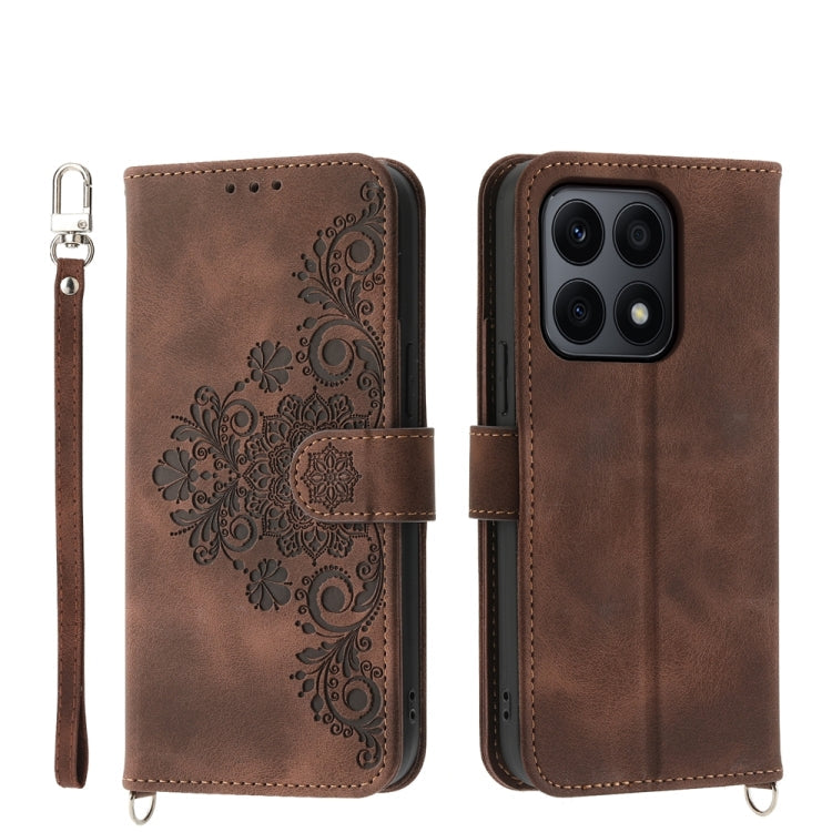 Skin-feel Flowers Embossed Wallet Leather Phone Case, Series 3 My Store