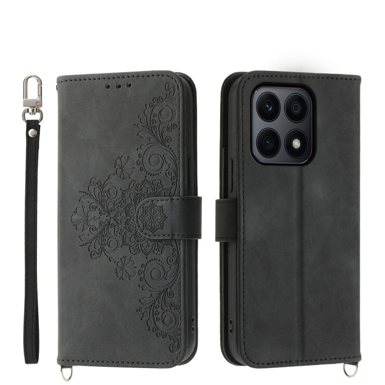 Skin-feel Flowers Embossed Wallet Leather Phone Case, Series 3 My Store