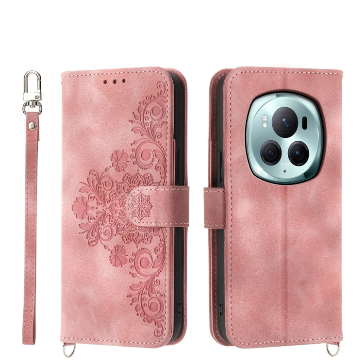 Skin-feel Flowers Embossed Wallet Leather Phone Case, Series 2 My Store