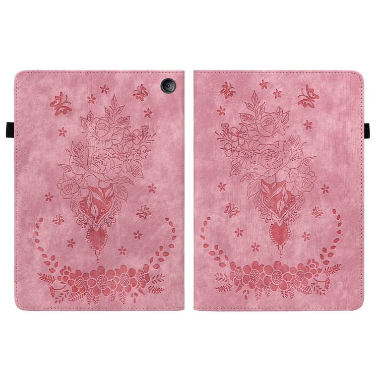 Butterfly Rose Embossed Leather Tablet Case My Store