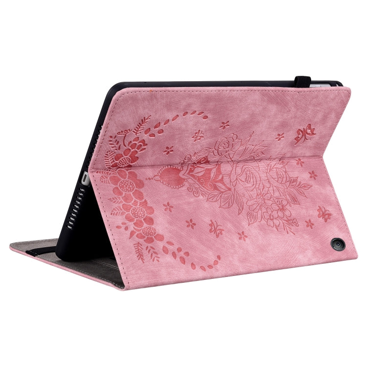 Butterfly Rose Embossed Leather Tablet Case My Store