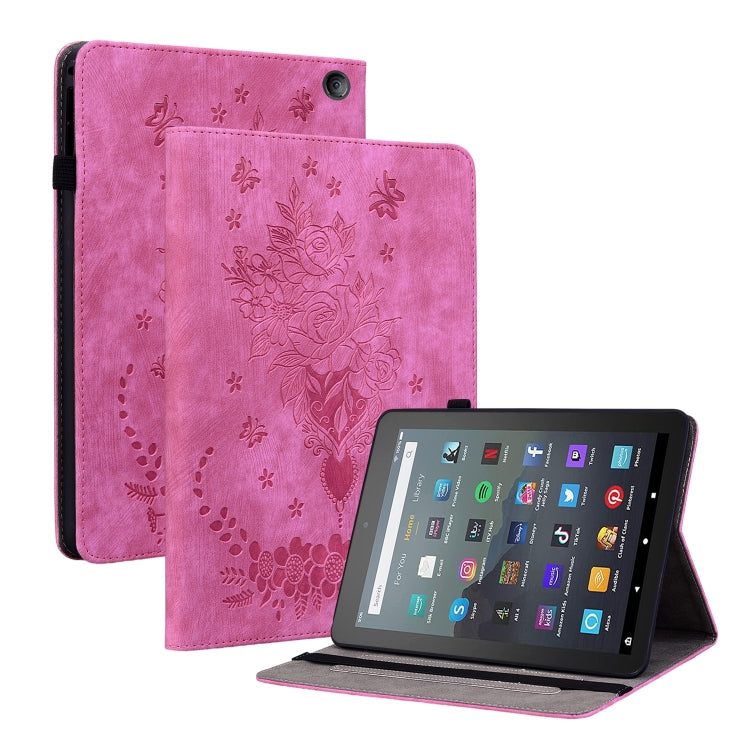 Butterfly Rose Embossed Leather Tablet Case My Store