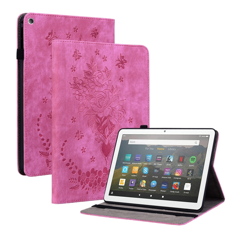 Butterfly Rose Embossed Leather Tablet Case My Store