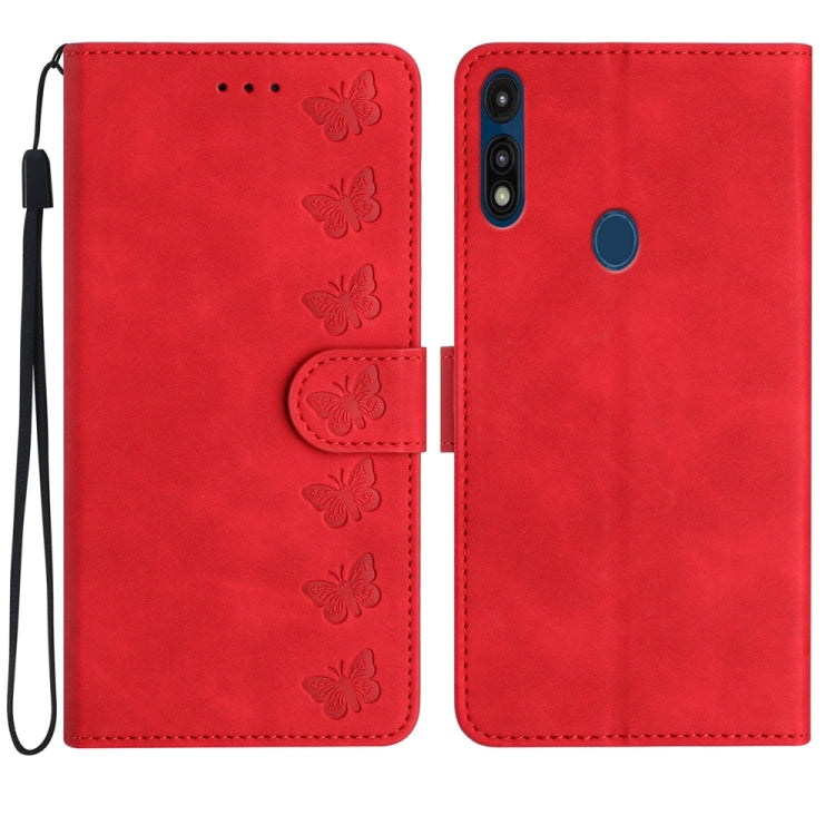 Seven Butterflies Embossed Leather Phone Case, Series 3 My Store