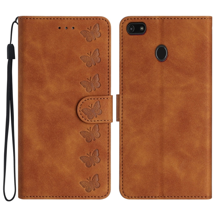 Seven Butterflies Embossed Leather Phone Case, Series 1 My Store