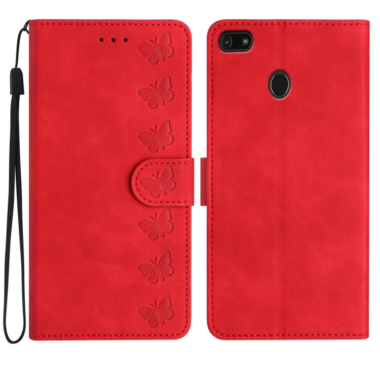 Seven Butterflies Embossed Leather Phone Case, Series 1 My Store