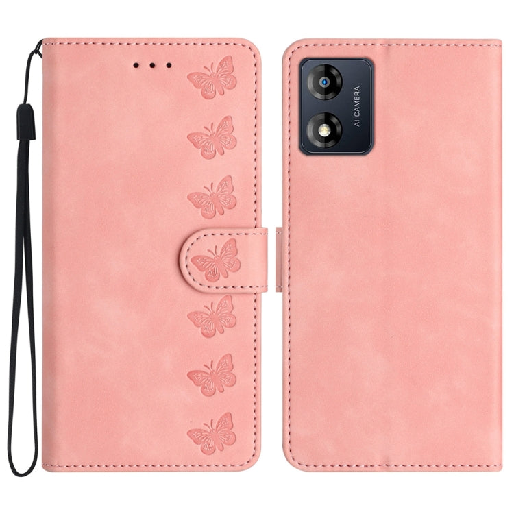 Seven Butterflies Embossed Leather Phone Case, Series 4 My Store