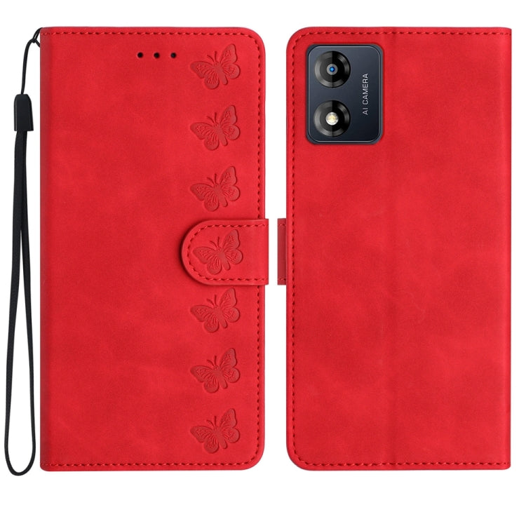 Seven Butterflies Embossed Leather Phone Case, Series 4 My Store