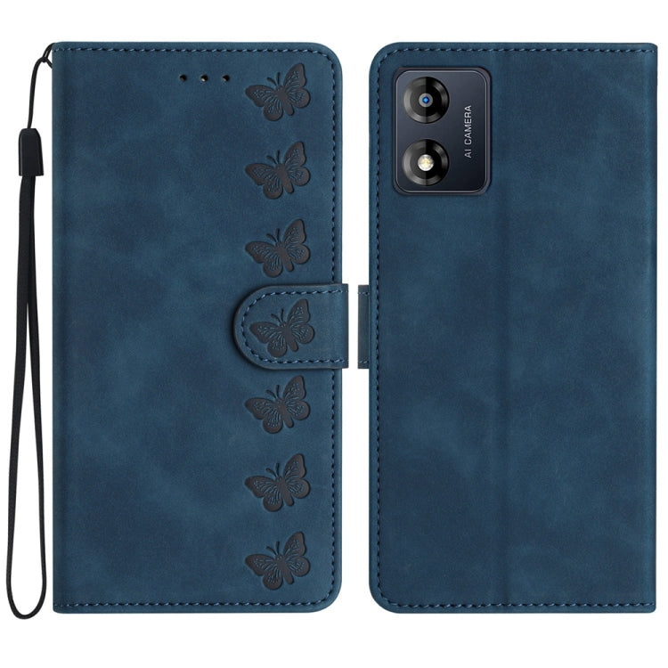 Seven Butterflies Embossed Leather Phone Case, Series 4 My Store