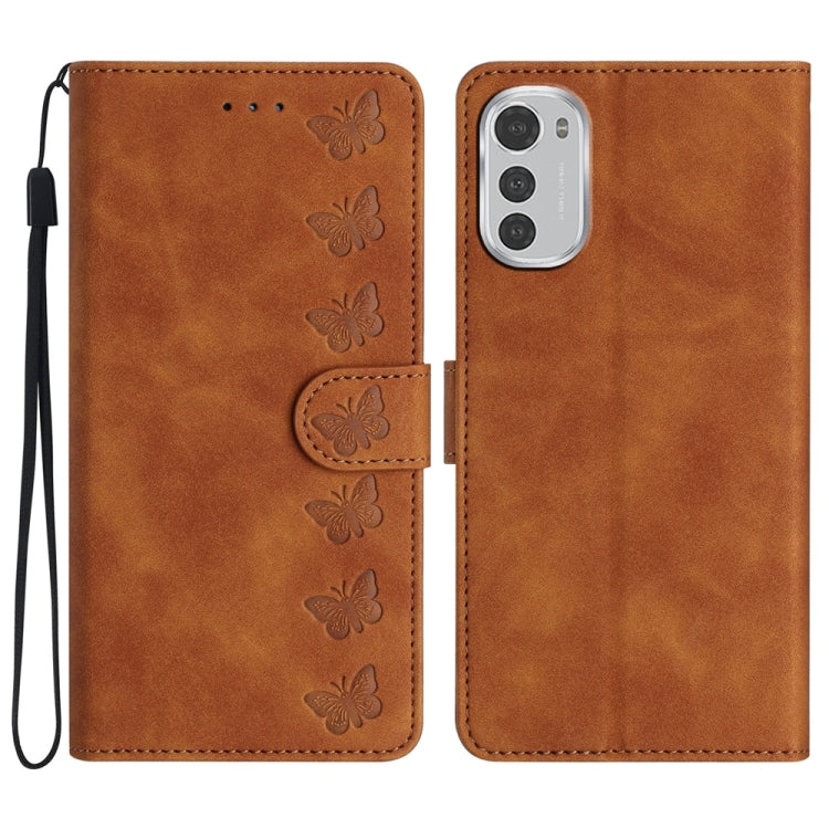 Seven Butterflies Embossed Leather Phone Case, Series 3 My Store