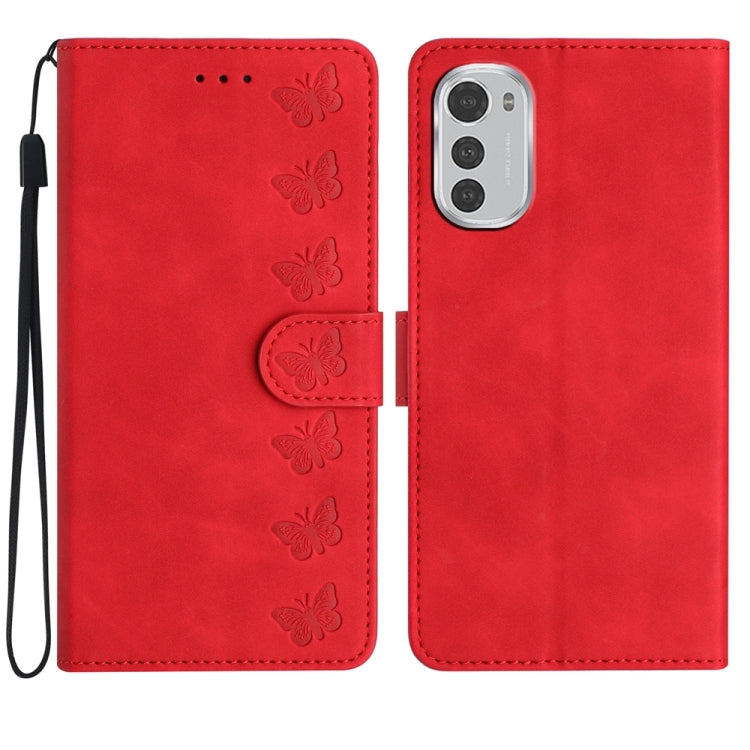 Seven Butterflies Embossed Leather Phone Case, Series 3 My Store