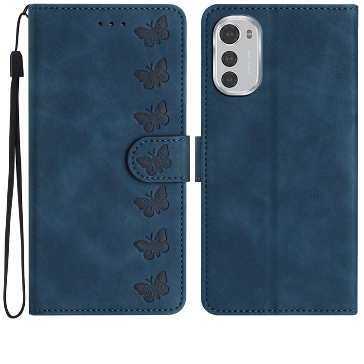 Seven Butterflies Embossed Leather Phone Case, Series 3 My Store