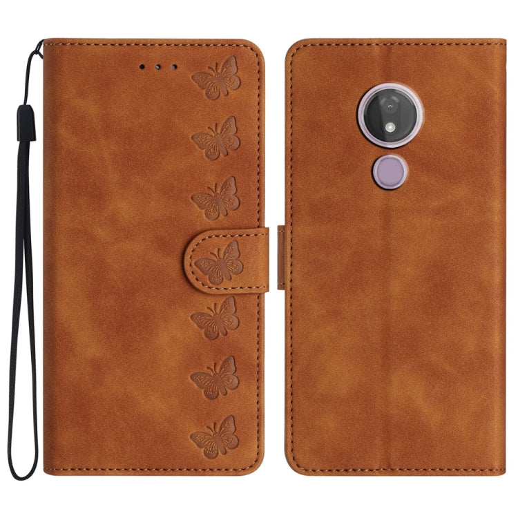 Seven Butterflies Embossed Leather Phone Case, Series 3 My Store