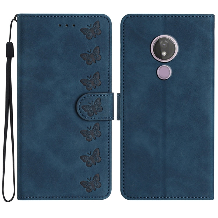 Seven Butterflies Embossed Leather Phone Case, Series 3 My Store