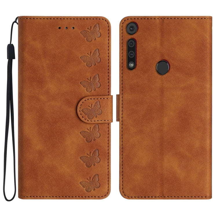 Seven Butterflies Embossed Leather Phone Case, Series 4 My Store