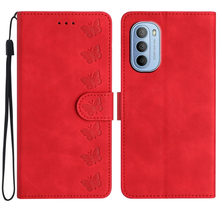 Seven Butterflies Embossed Leather Phone Case, Series 4 My Store