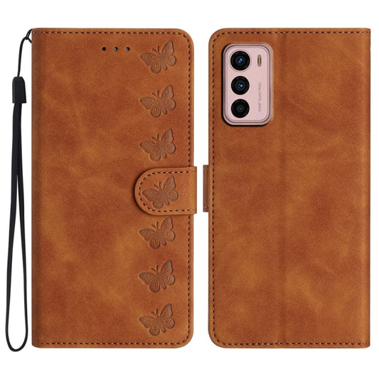 Seven Butterflies Embossed Leather Phone Case, Series 3 My Store