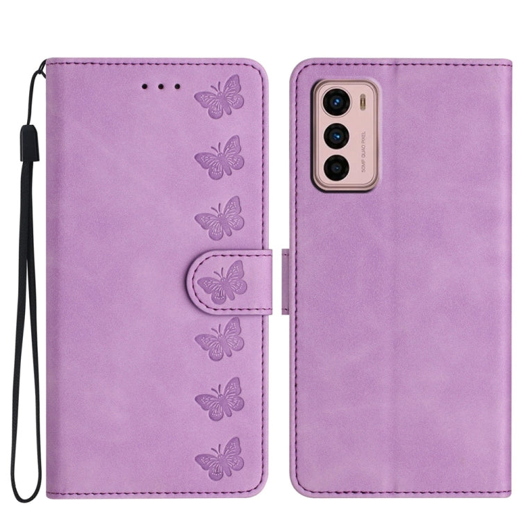 Seven Butterflies Embossed Leather Phone Case, Series 3 My Store