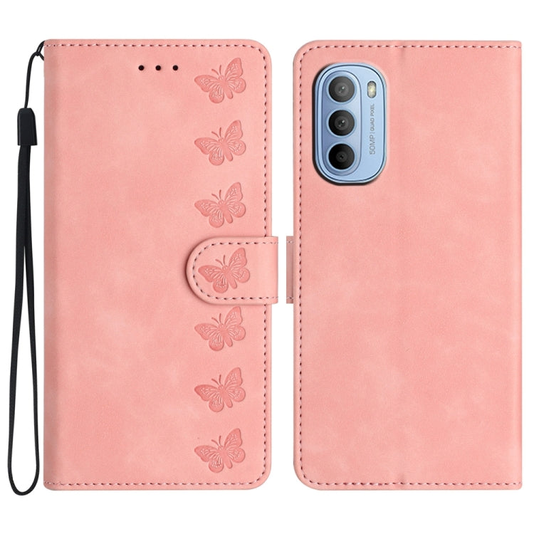 Seven Butterflies Embossed Leather Phone Case, Series 1 My Store