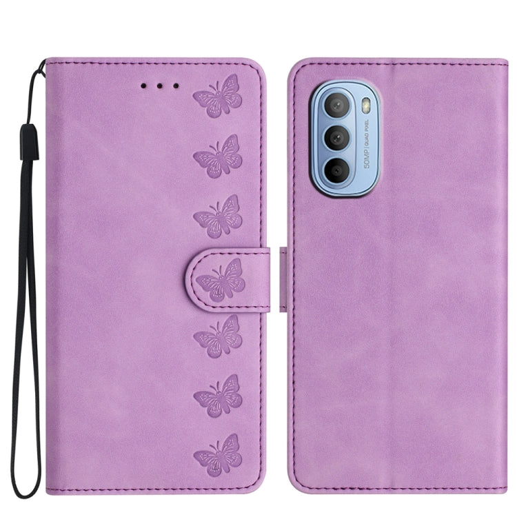 Seven Butterflies Embossed Leather Phone Case, Series 1 My Store