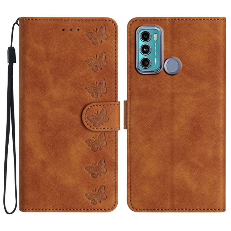 Seven Butterflies Embossed Leather Phone Case, Series 2 My Store