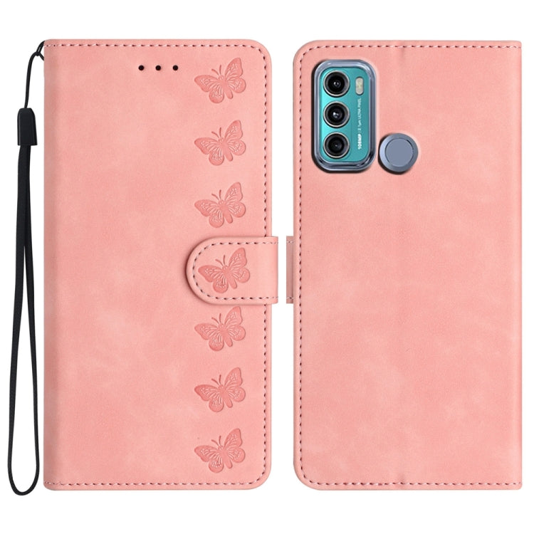 Seven Butterflies Embossed Leather Phone Case, Series 2 My Store