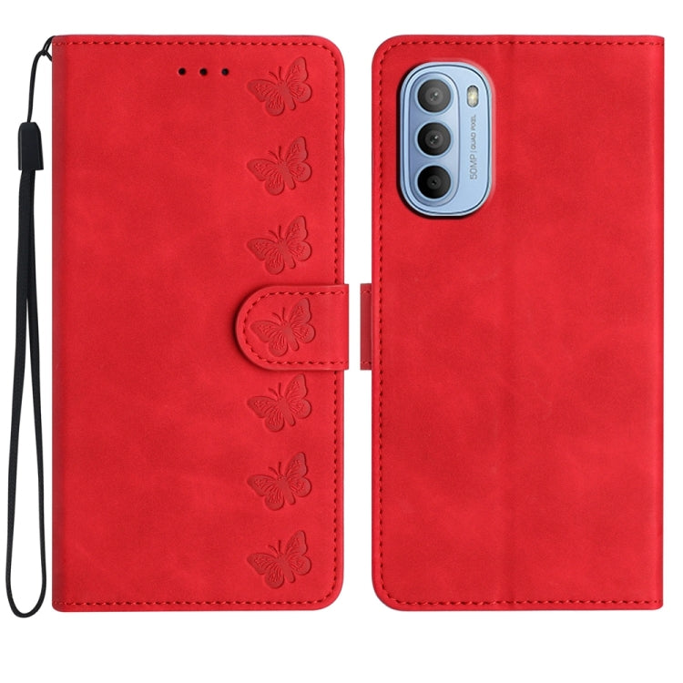 Seven Butterflies Embossed Leather Phone Case, Series 4 My Store