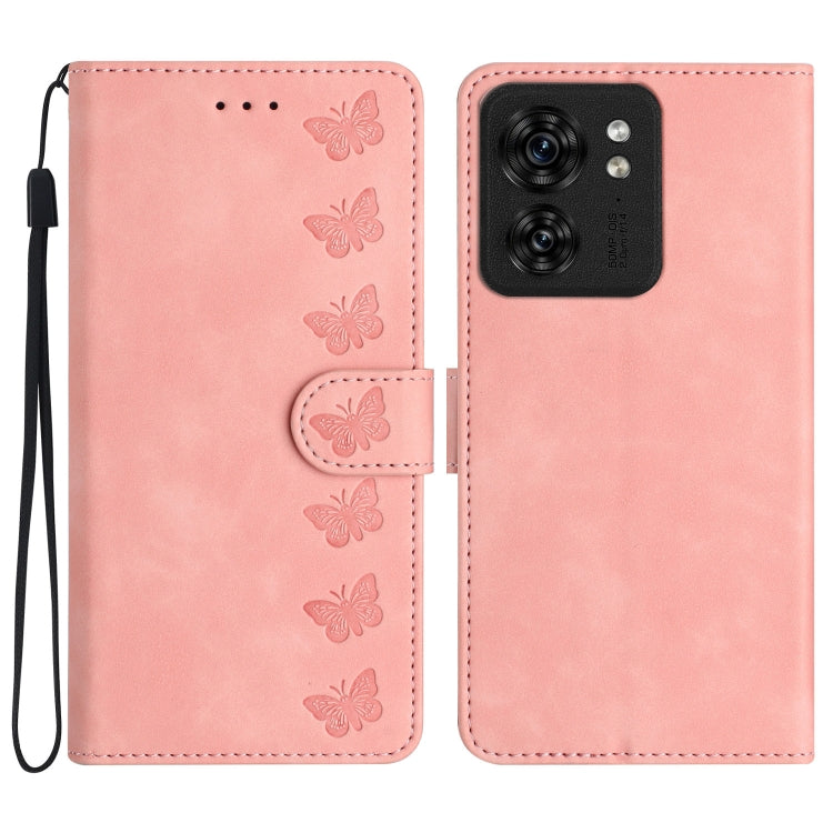 Seven Butterflies Embossed Leather Phone Case, Series 1 My Store