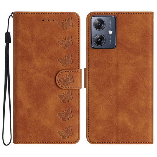 Seven Butterflies Embossed Leather Phone Case, Series 2 My Store