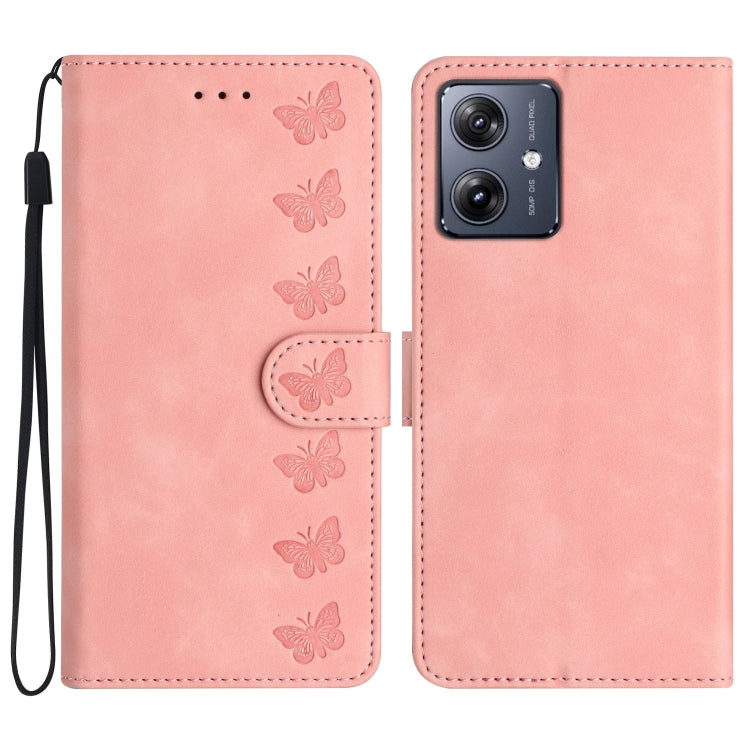 Seven Butterflies Embossed Leather Phone Case, Series 2 My Store