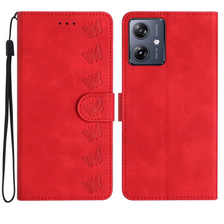 Seven Butterflies Embossed Leather Phone Case, Series 2 My Store