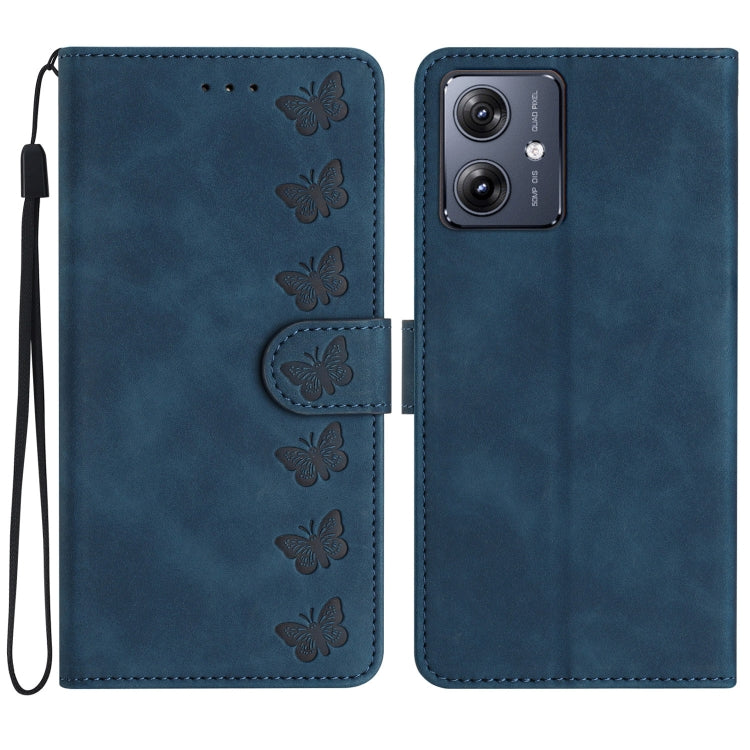 Seven Butterflies Embossed Leather Phone Case, Series 2 My Store